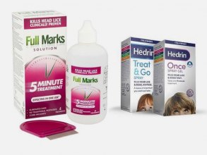 Head lice Products- Hedrin and Full Marks